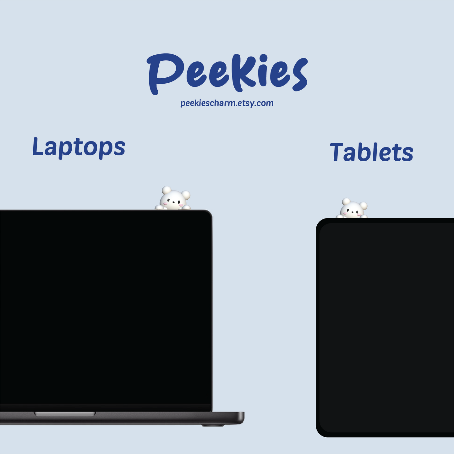 Peekies Baby White Bear