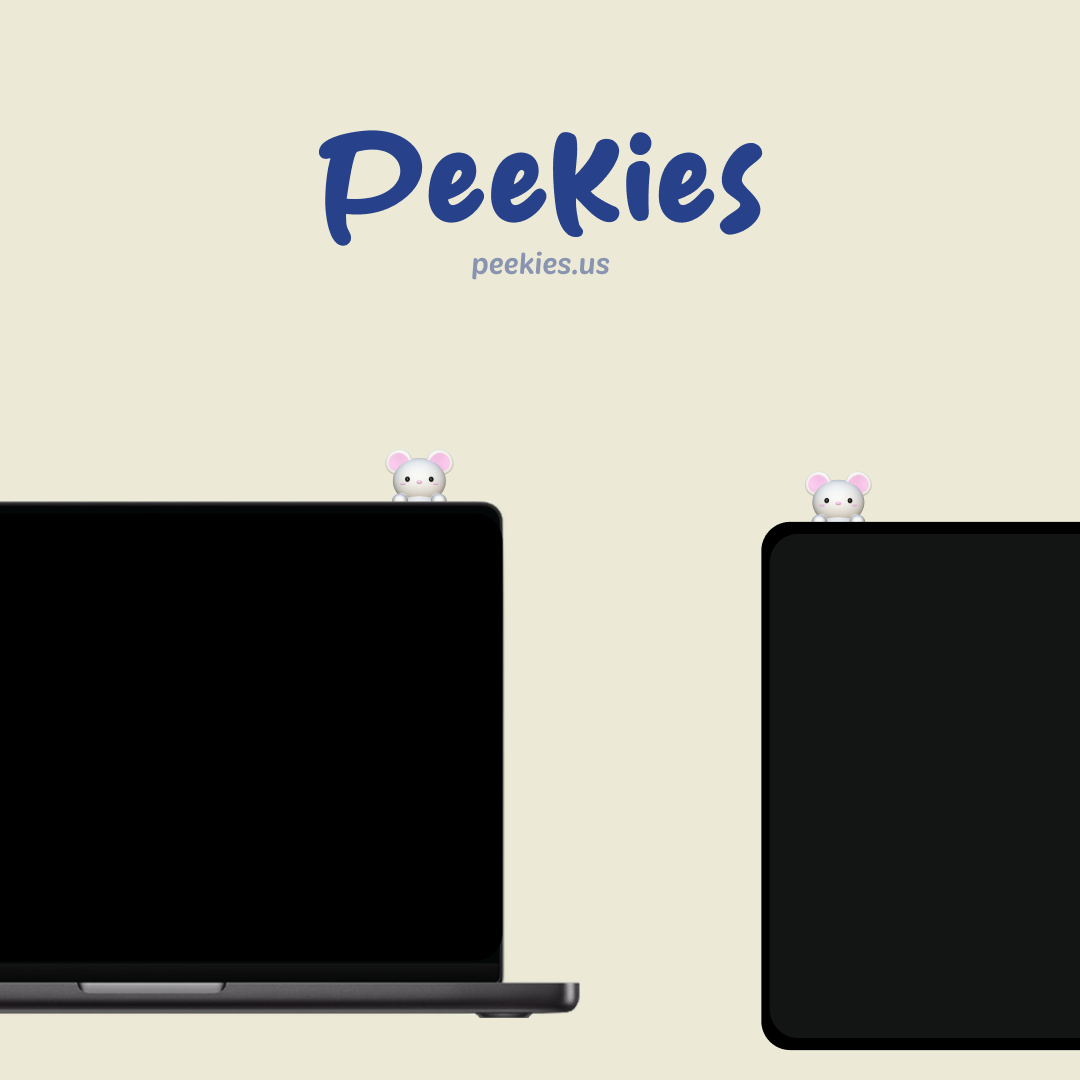 Peekies White Mouse
