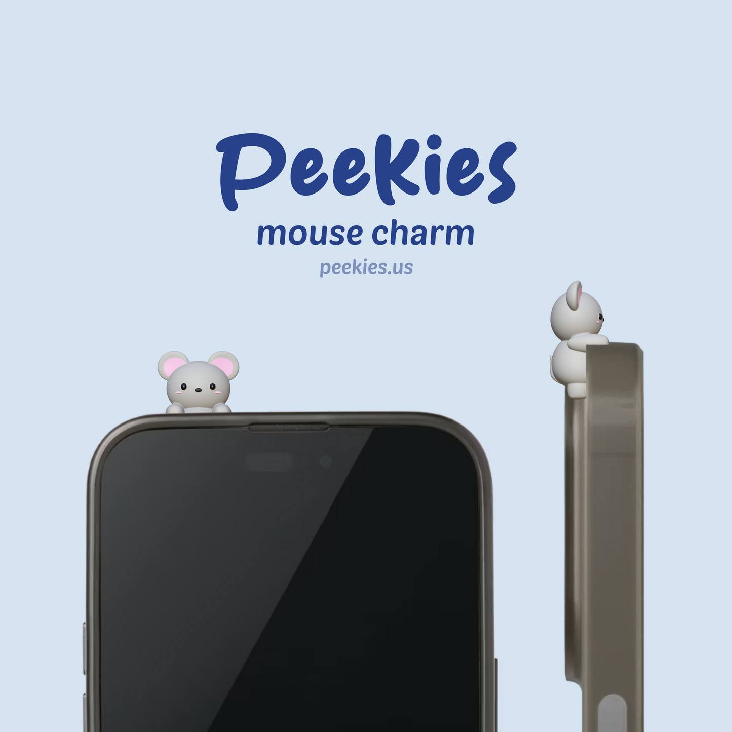 Peekies Baby Gray Mouse