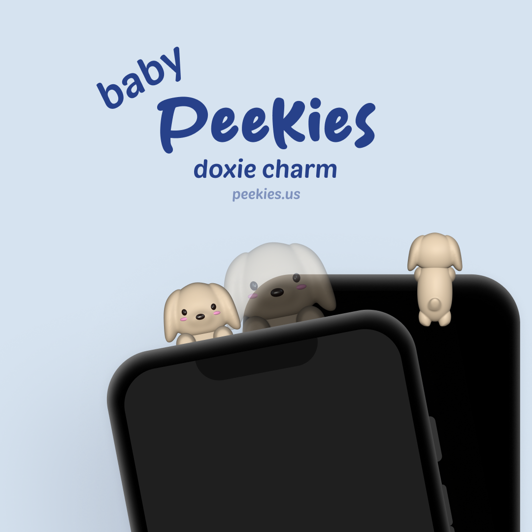 Peekies Baby Cream Doxie