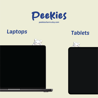Peekies White Bear