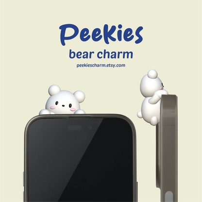 Peekies White Bear