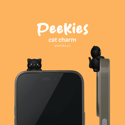 Peekies Matte Black Cat