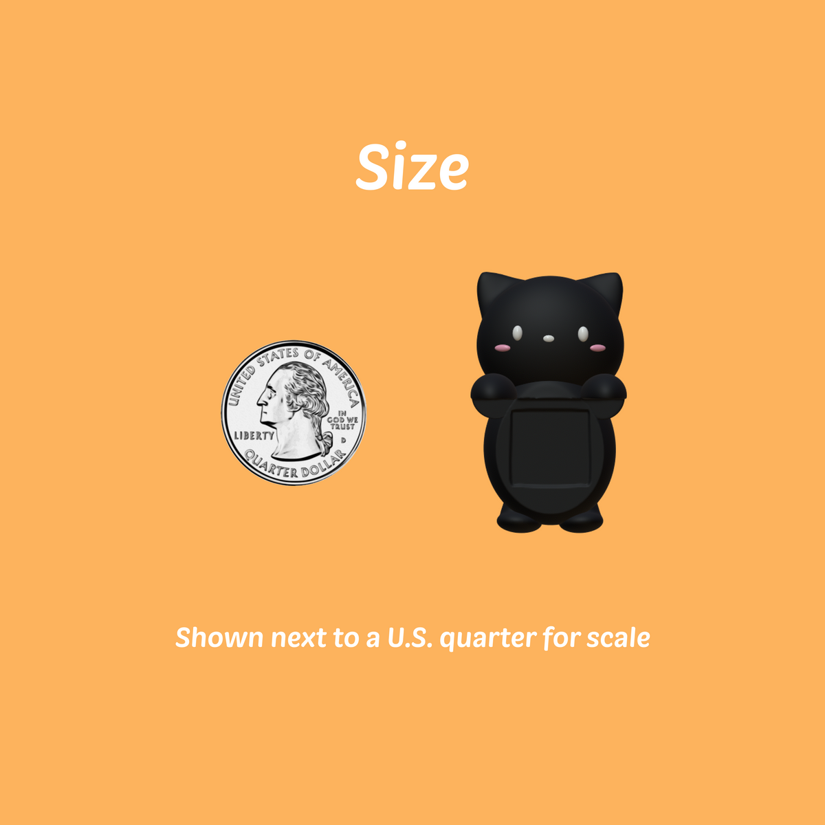 Peekies Matte Black Cat