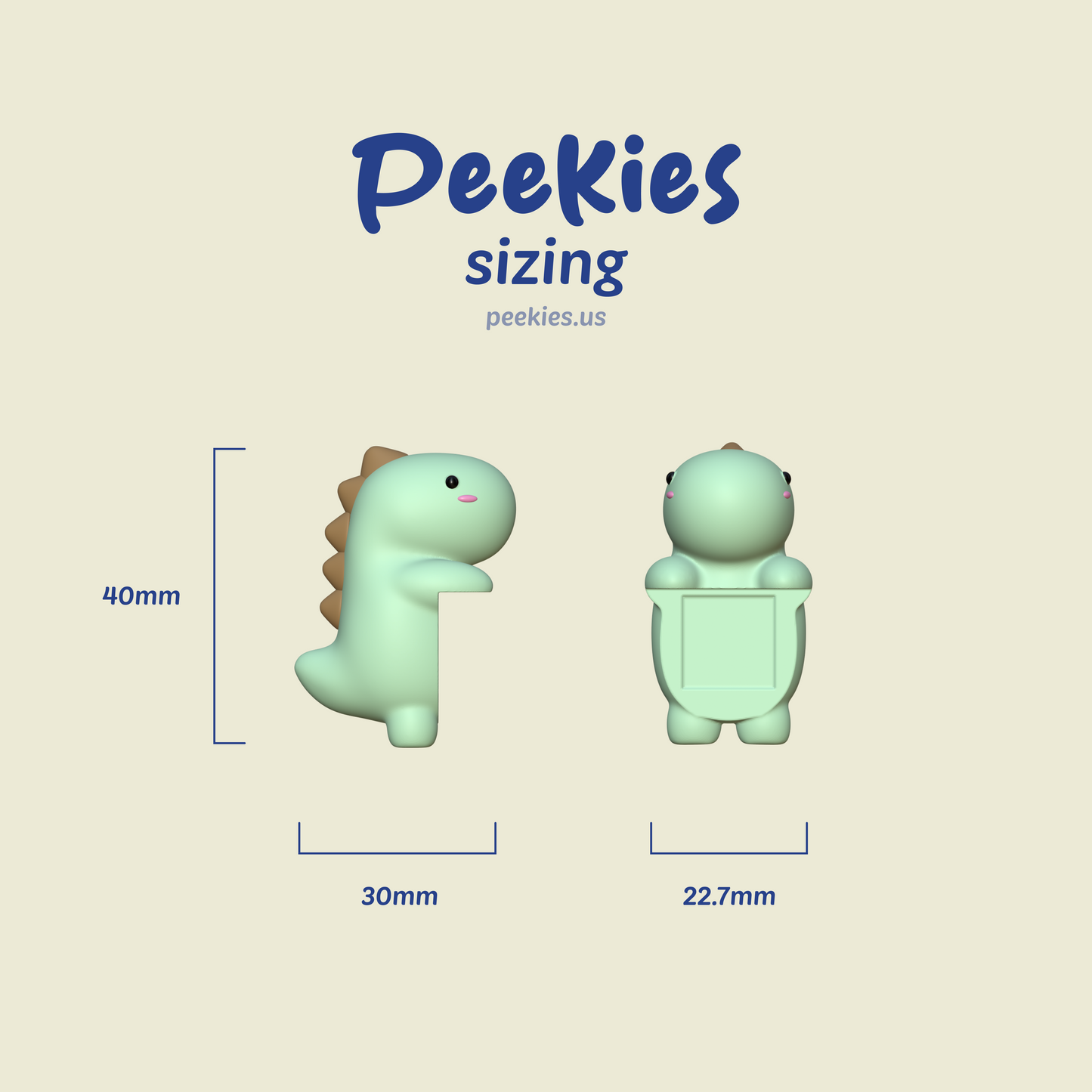 Peekies Dino