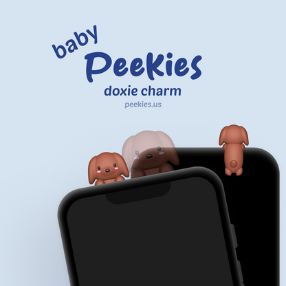 Peekies Baby Brown Doxie