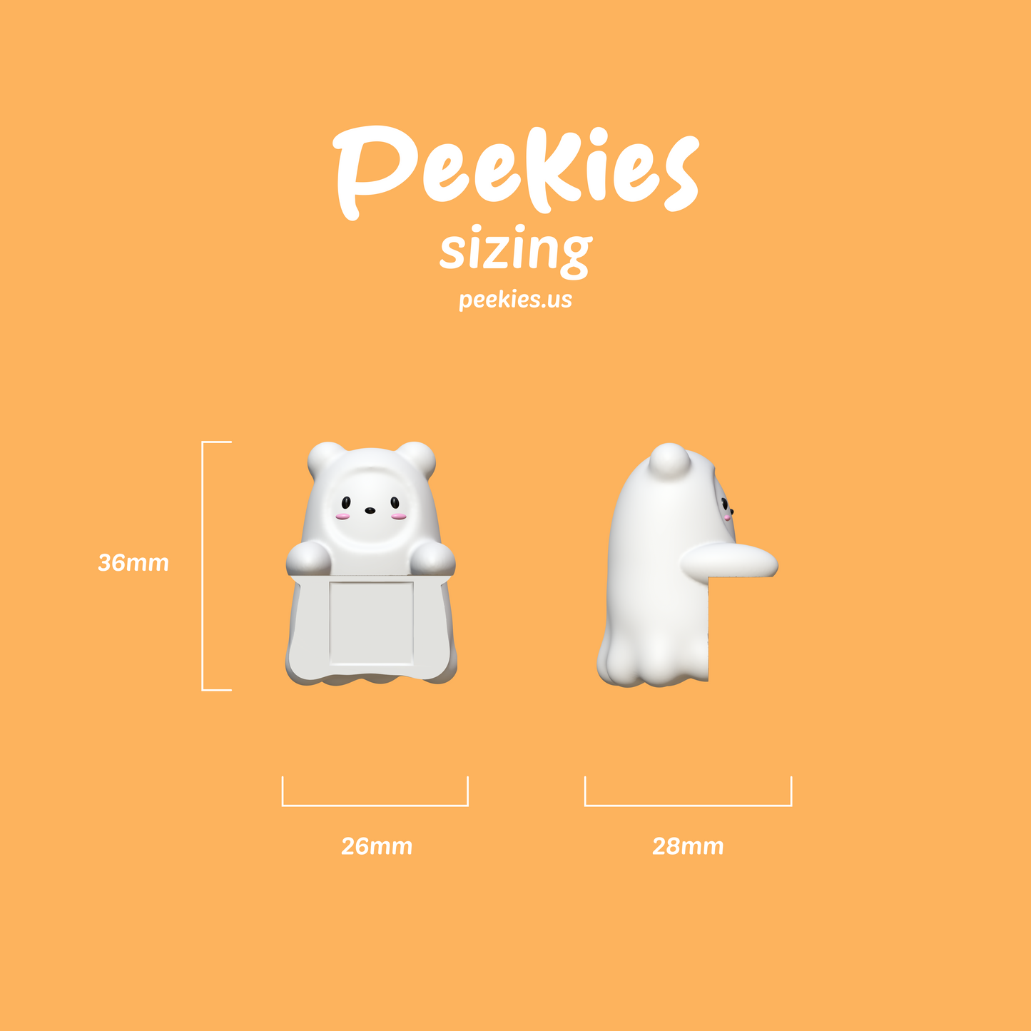 Peekies Ghost Bear