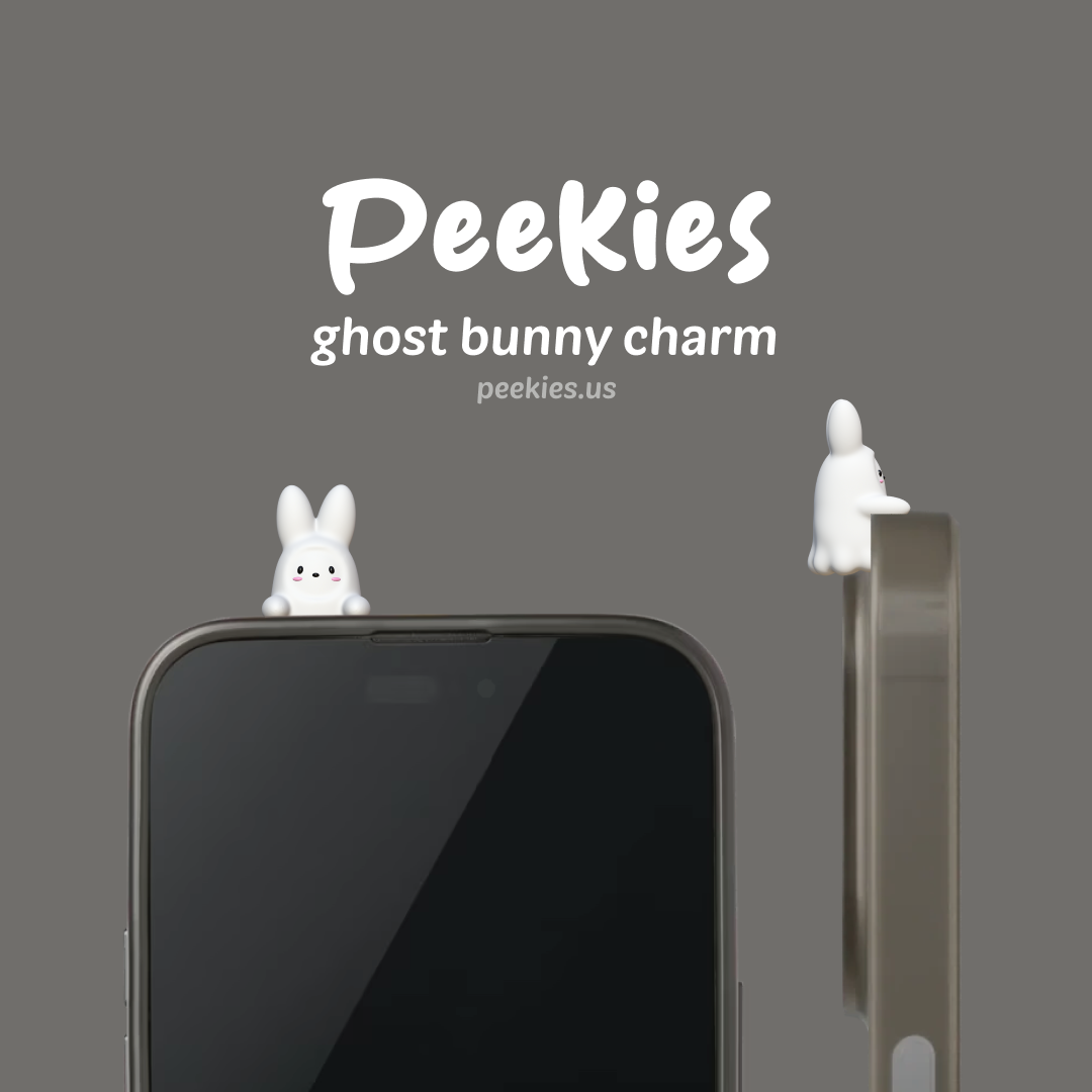 Peekies Ghost Baby Bunny