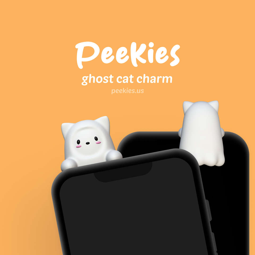 Peekies Ghost Cat