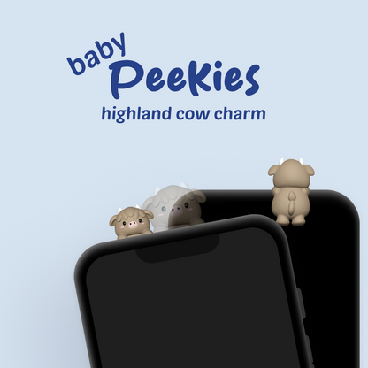 Peekies Baby Highland Cow
